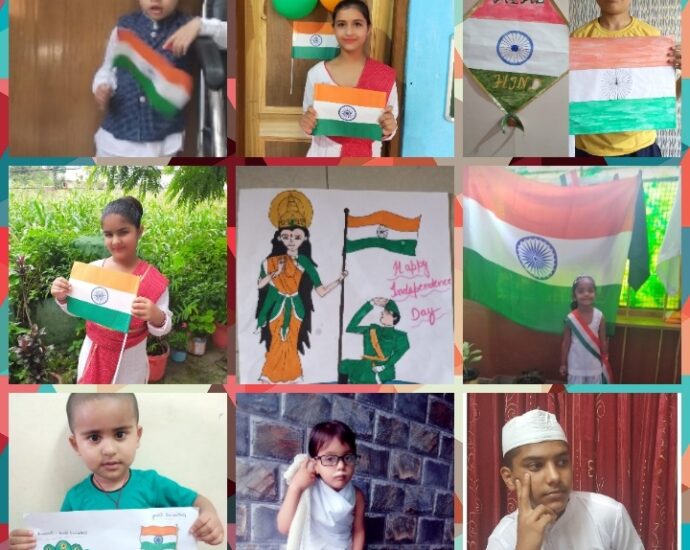 Independence Day celebrated online at bl public school solan