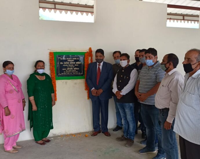 Mla Dhaniram Shandil inaugurates mela ground stage Jaunaji's work