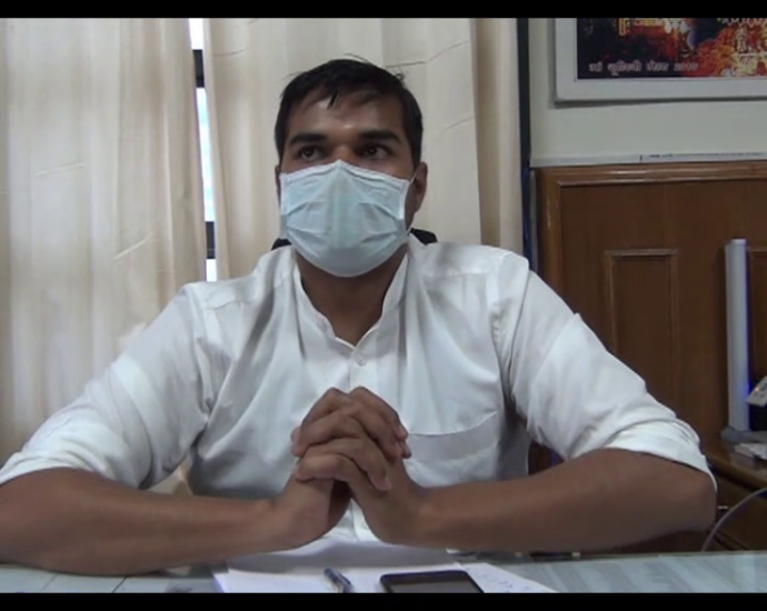 Corona positive young man did not give up in Solan