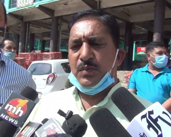 APMC Employees Union agitated in Solan's vegetable market : Ramesh Kumar Sharma