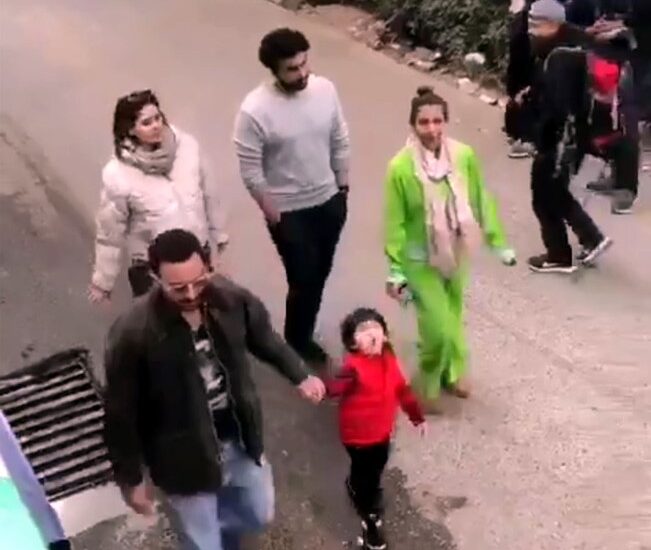 Saif Kareena reached Dharamshala.