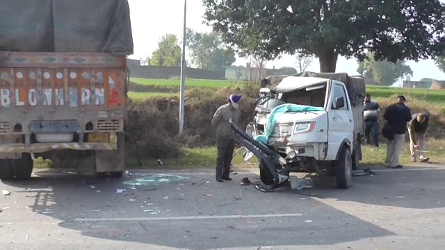 Road accident occurred on Nalagarh Swarghat road