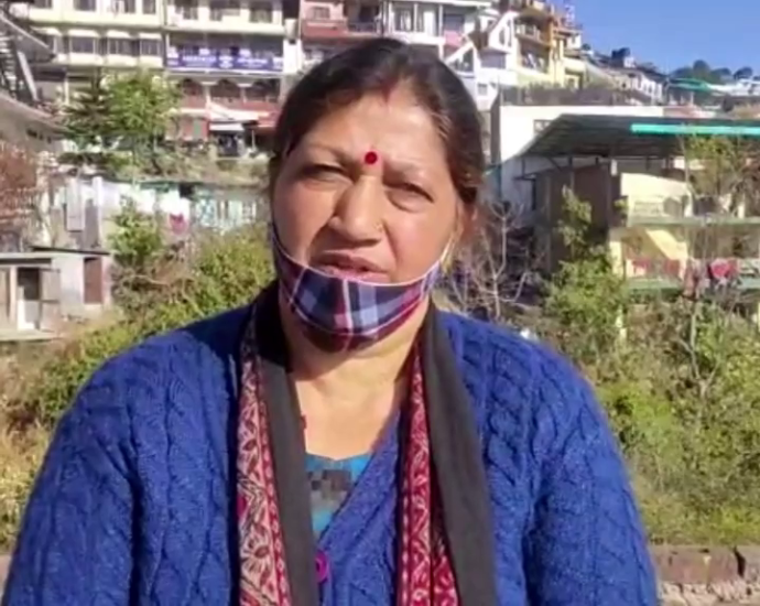 BJP candidate from Sirinagar Sunita Rohan shouted