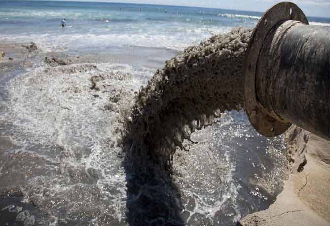 Chemical-rich water leaving the rivers in the water of the rivers in Barotiwala Nalagarh