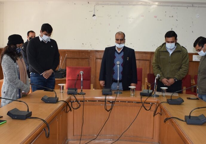 Two minute silence on the occasion of Martyr's Day