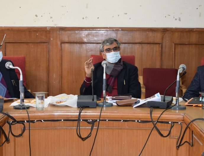 Review of various schemes by Additional Chief Secretary Ram Subhag Singh