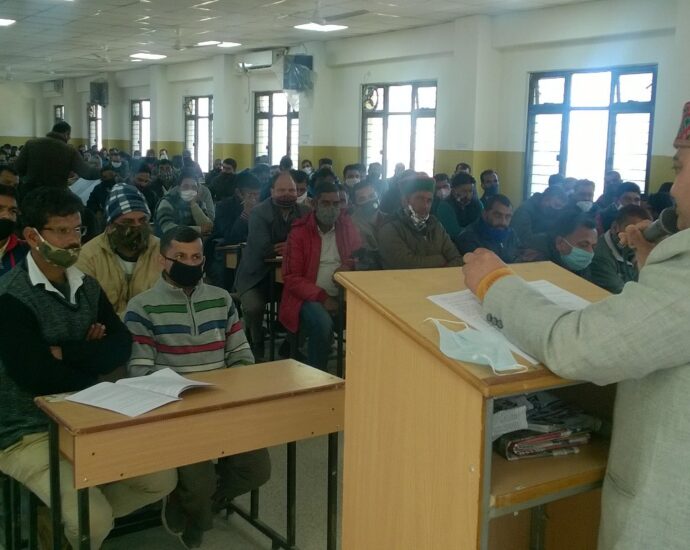 Second practice held for polling and presiding officers at Kandaghat