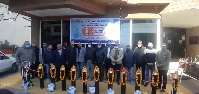 Rotary Club Solan will provide free oxygen cylinders to the needy people