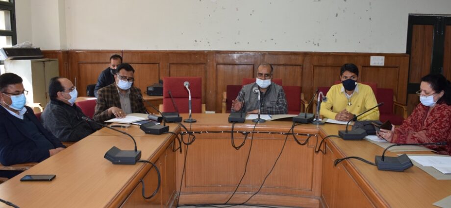 Review meeting of Ayushman Bharat Scheme held