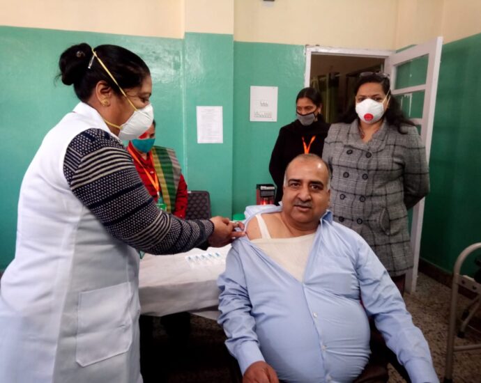 Deputy Commissioner Solan Casey Chaman imposed second dose of vaccine