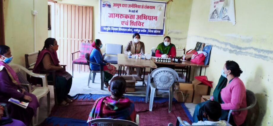 Anemia screening of 569 patients in Gram Panchayat Rourdi, Kot, Mandhala, Dhakariana and Chammo