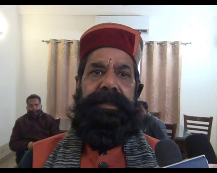 BJP leader Ratan Singh Pal, who kept cutting from the media after the defeat in Kunihar BDC