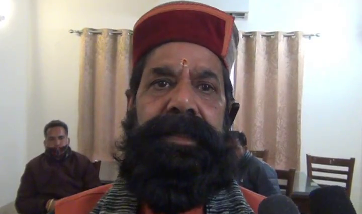 BJP leader Ratan Singh Pal, who kept cutting from the media after the defeat in Kunihar BDC