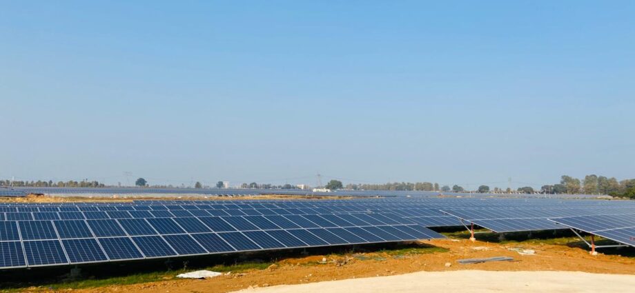 Solar power camp in Nalagarh on 25 March