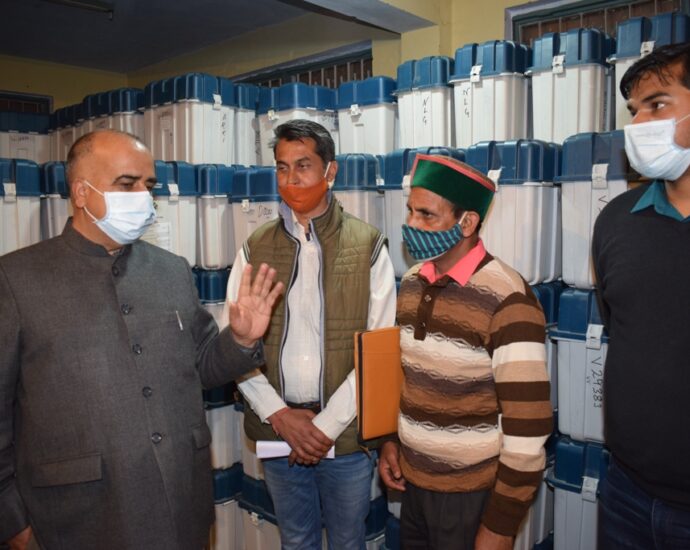 Quarterly inspection of EVM storage room