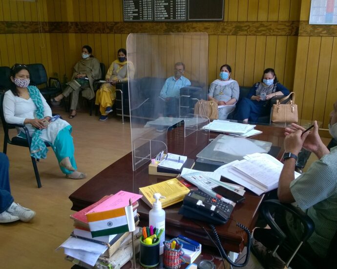 Review meeting organized regarding prevention of Kovid-19
