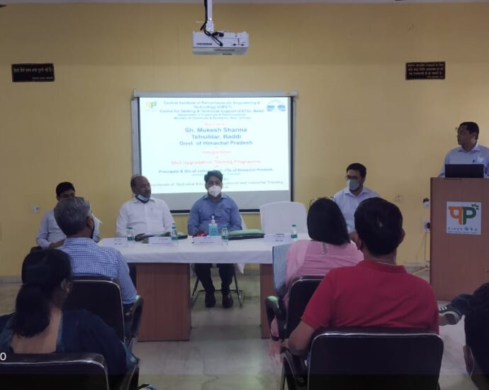 ITI in CIPET Baddi Inauguration of 'Skill Upgradation' program of Principals and teachers of