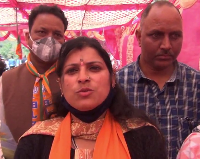 Candidate Swati got Sanjeevani in the last round of elections