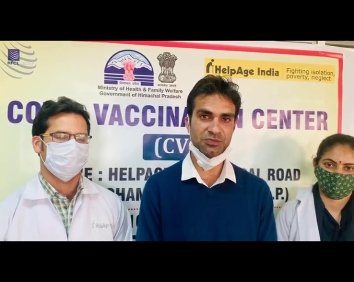 Vaccine Festival celebrated in Basal by Help Age India: Manoj Raj Verma