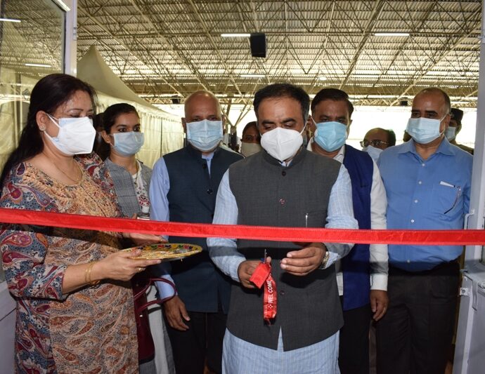 Chief Minister Inaugurates MakeShift Kovid Hospital in Solan