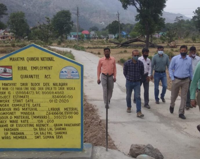 MNREGA providing support to development in rural areas