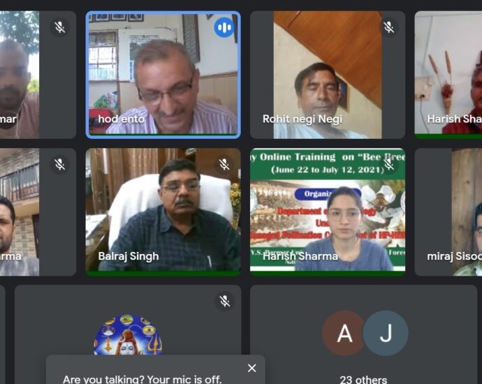 21 days online training on Beekeeping; Beekeepers will be trained in queen rearing
