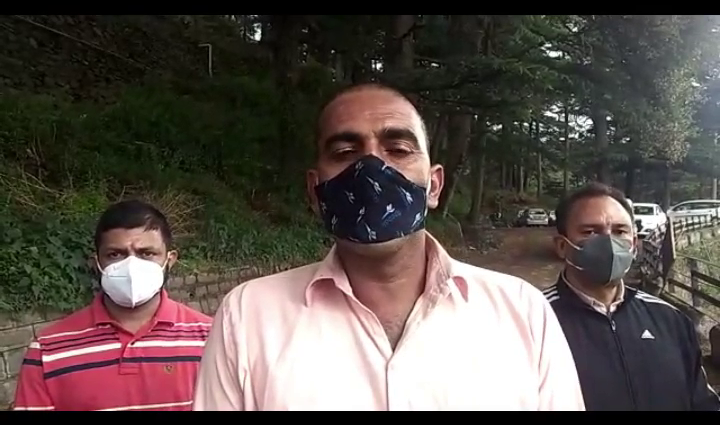 BJP distributed masks and sanitizers in Chail: Yogendra Vena