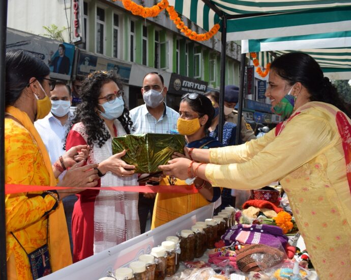 Krutika Kulhari provided the canopy to Him Ira Bazaar