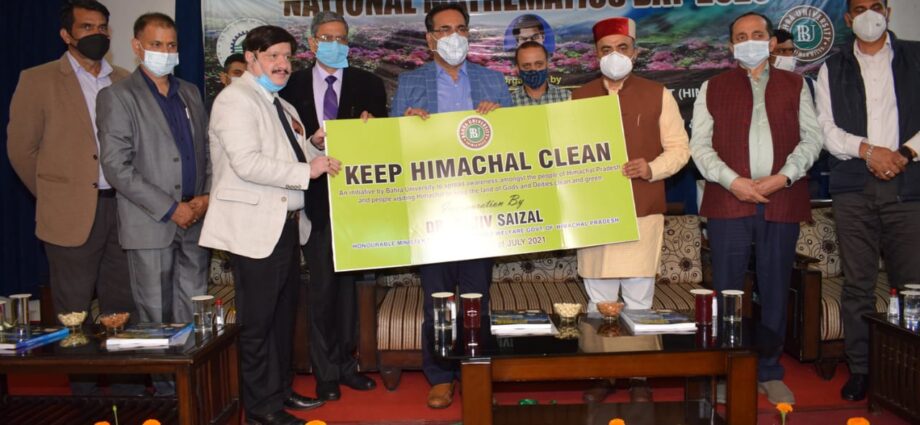 Health Minister launched the Keep Himachal clean campaign of Bahra University