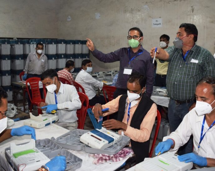First level check of electronic voting machines completed