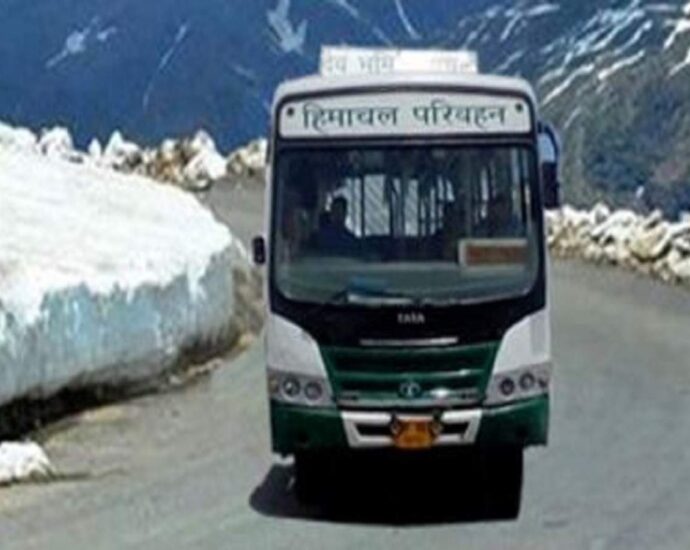 Himachal Road Transport Corporation Peace Mill workers sit on Strike