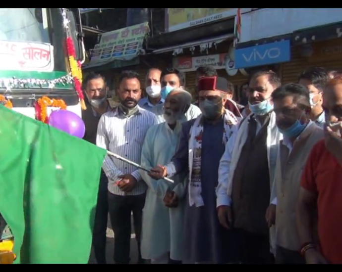 IGMC bus service from Solan will prove to be a boon for the residents of Solan : Rajiv Saizal