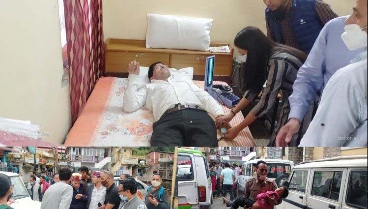 (Kullu) Seven injured including MLA Surendra Shourie in a road accident in Banjar's Bahu