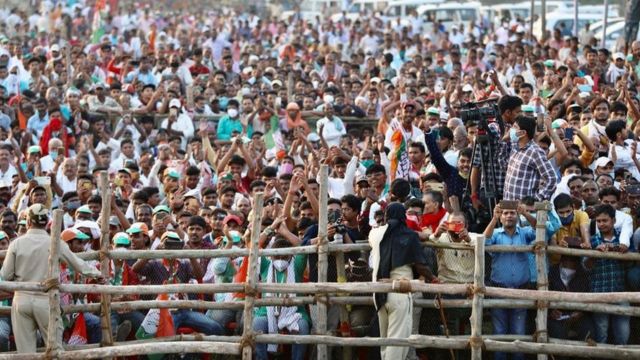 Both Congress and BJP are promoting Corona with election rallies