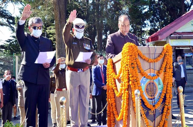 National Unity Day celebrated at the historic Ridge Maidan, Chief Minister paid tribute to former Prime Minister Indira Gandhi on her death anniversary