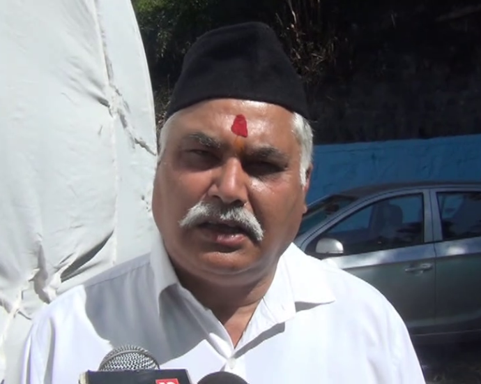 In Solan, RSS celebrated 96th foundation day with pomp by performing weapon worship