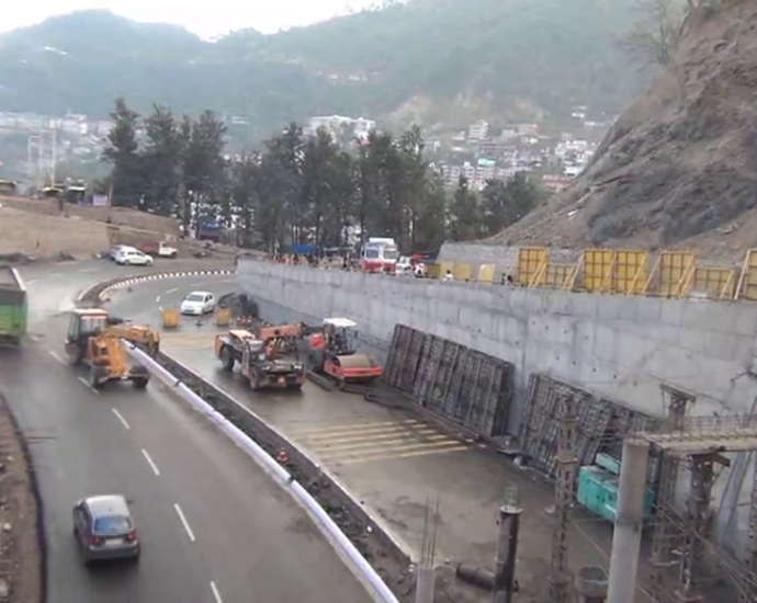 By breaking the pavement, the residents of the city are being forced to leave the speeding vehicles.