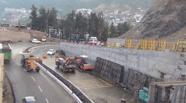 By breaking the pavement, the residents of the city are being forced to leave the speeding vehicles.