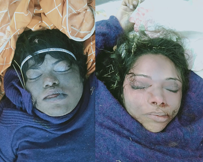 In Parwanoo, these two women were killed in the koti and thrown.