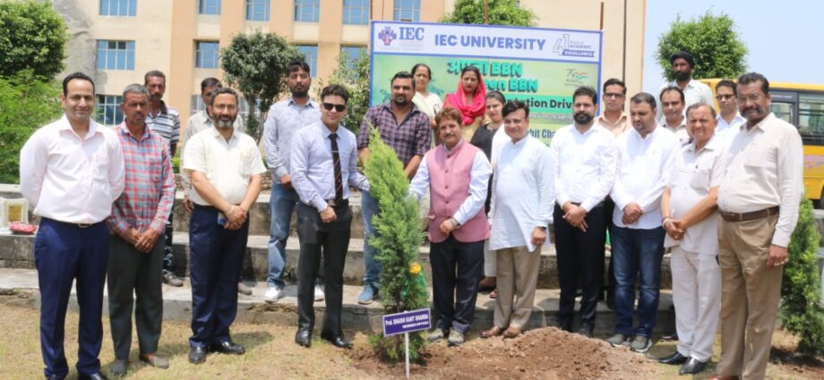 IEC University launches "Apna BBN Green BBN" tree plantation campaign