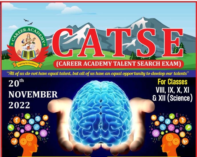 Talent search exam CATSE organized by Career Academy.