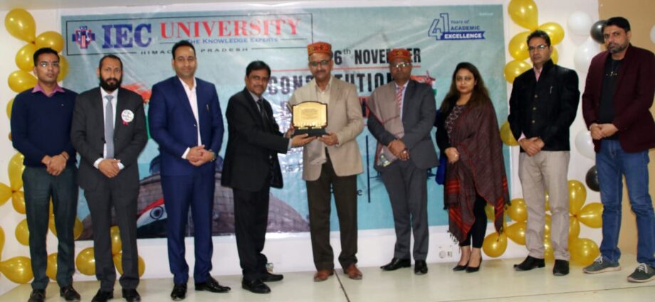 IEC University celebrated Constitution Day-2022